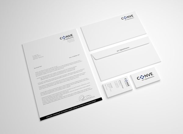 User Experience & Grafikdesign - Alexander Moser - Conve Print material